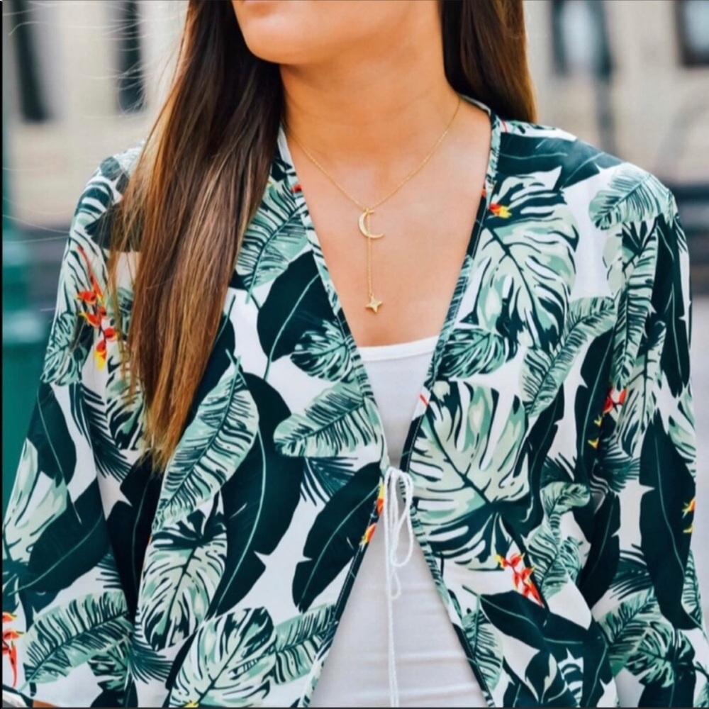 NWT Lili Claspe Rope the Moon Silver Lariat